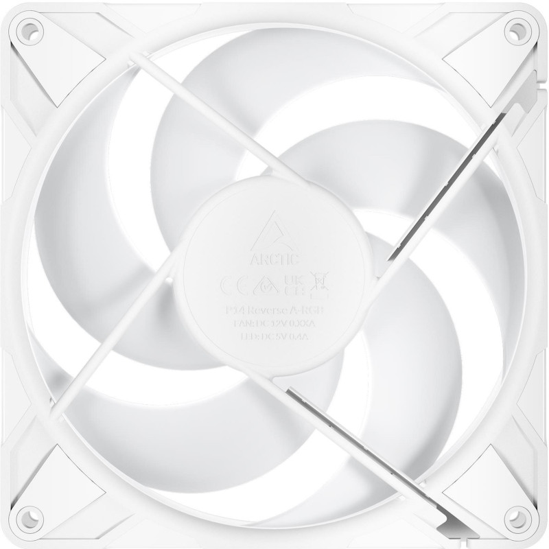 Кулер ARCTIC P14 PRO REVERSE ARGB 3P WHT ACFAN00328A