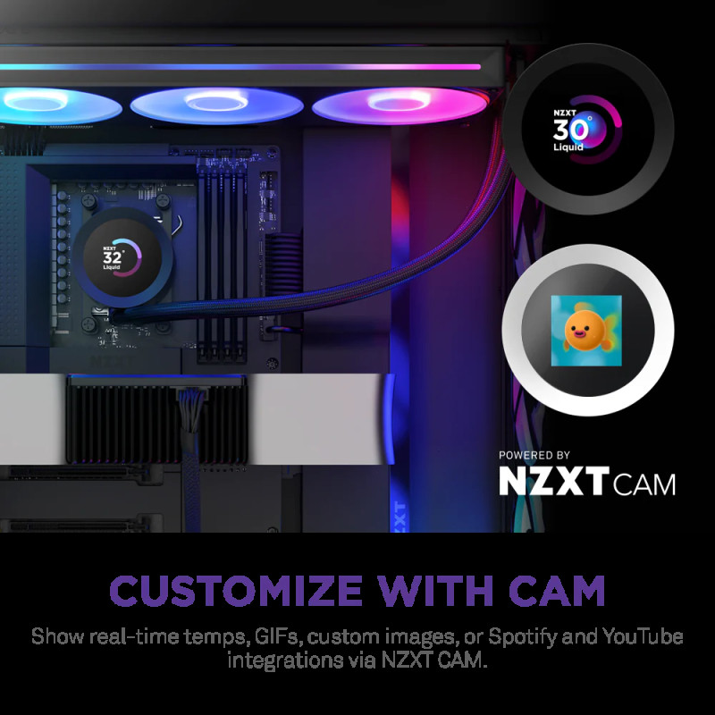 Система водяного охолодження NZXT Kraken Plus 360 RGB V2 Black (RL-KR360-B2)