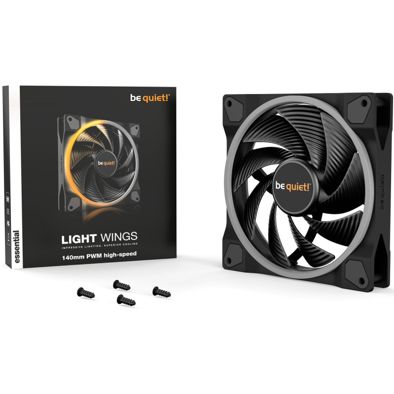 Кулер be quiet! Light Wings 140mm PWM High-Speed Black (BL075)