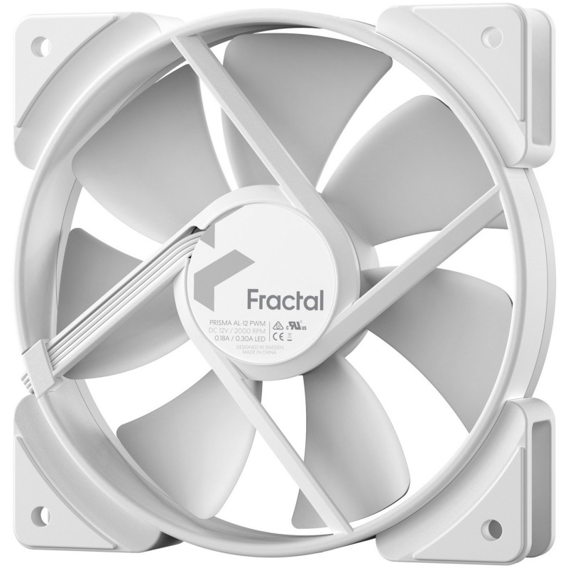 Кулер Fractal Design Prisma AL-12 ARGB PWM (FD-FAN-PRI-AL12-PWM-WT)