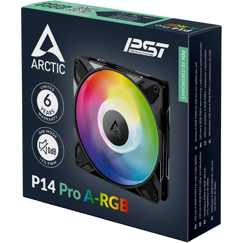 Кулер Arctic P14 Pro A-RGB Black (ACFAN00315A)