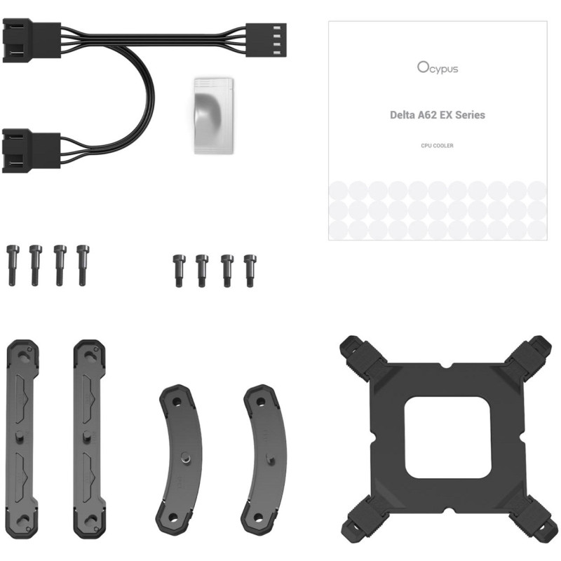 Кулер OCYPUS DELTA A62 BK DIGITAL EX (DELTA-A62-BK2NNWD00E-GL)