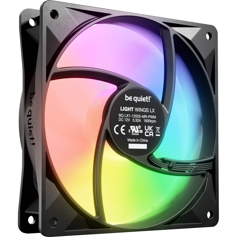 Кулер be quiet! Light Wings LX 120mm PWM 3-Pack Black (BL121)