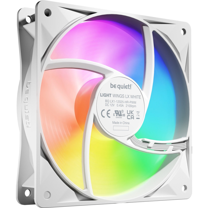 Кулер be quiet! Light Wings LX 120mm PWM High-Speed 3-Pack White (BL125)
