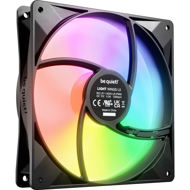Кулер be quiet! Light Wings LX 140mm PWM 3-Pack Black (BL127)