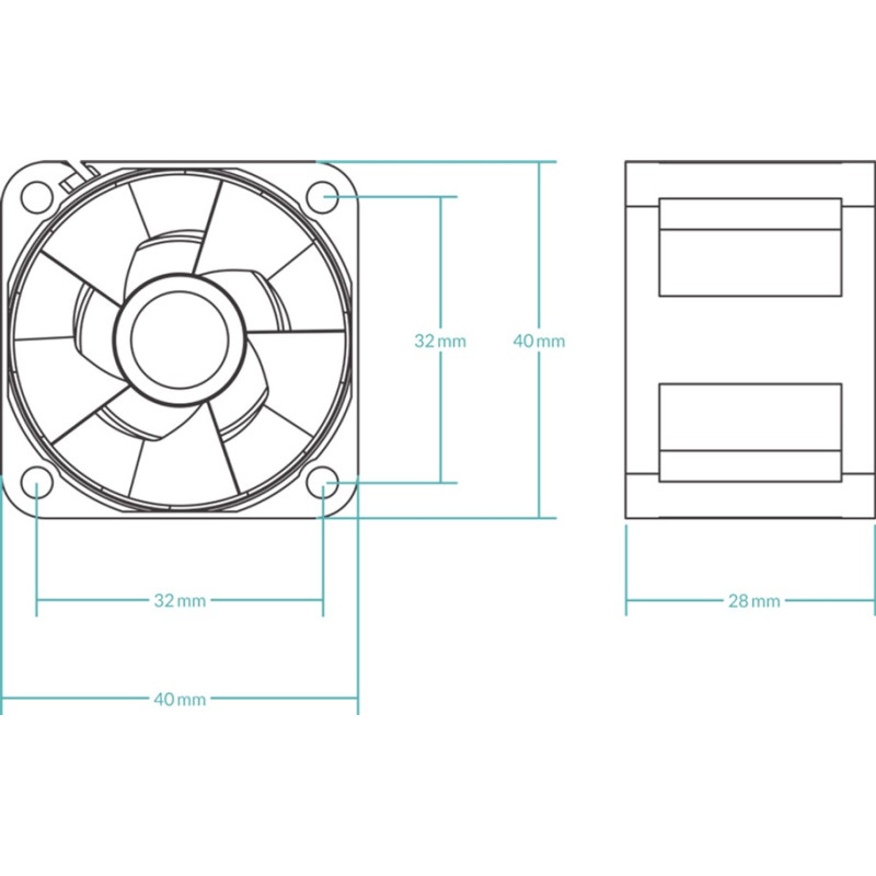 Кулер для корпусу ARCTIC 40MM 5PCS (ACFAN00273A)
