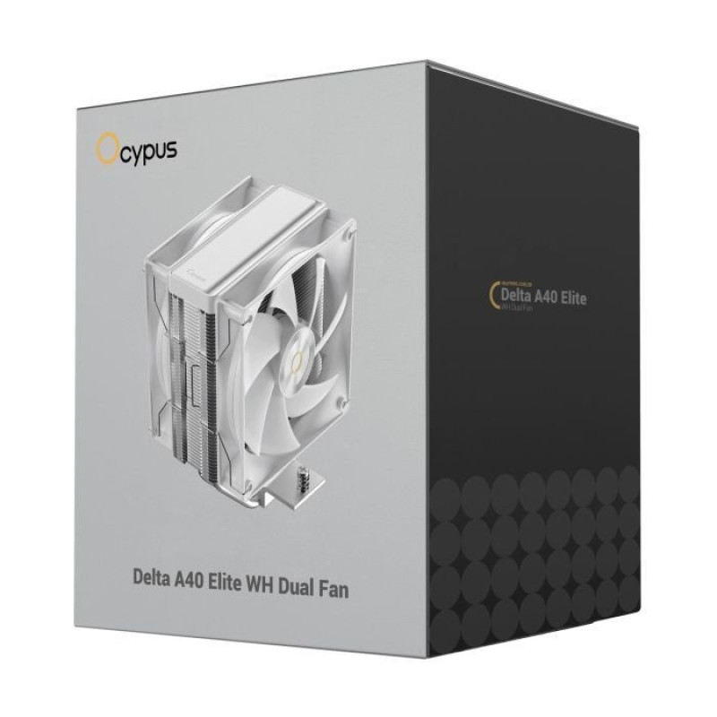 Кулер OCYPUS DELTA A40 ELITE WH DUAL FAN (DELTA-A40-WH2NNWN00X-GL)