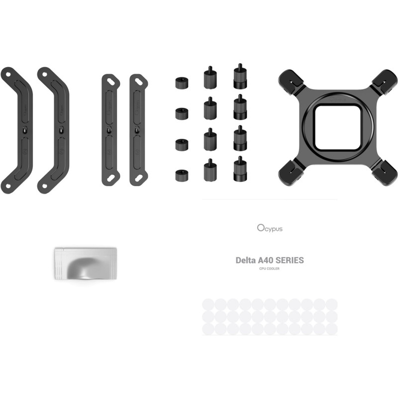Кулер OCYPUS DELTA A40 WH ARGB (DELTA-A40-WH1NAWN00X-GL)