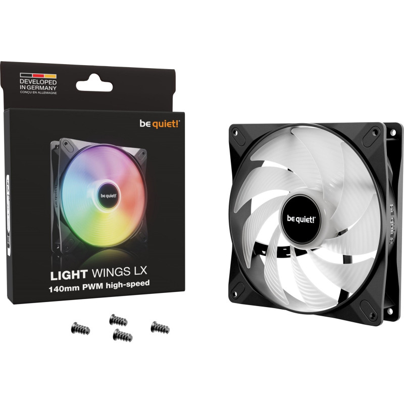 Кулер be quiet! Light Wings LX 140mm PWM High-Speed Black (BL129)