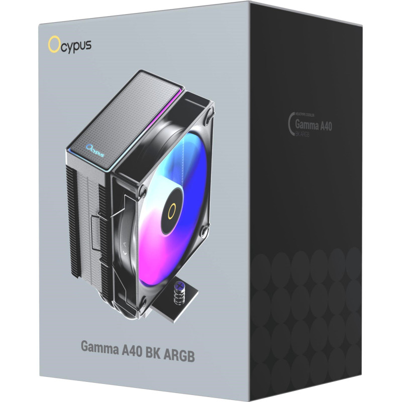 Кулер OCYPUS GAMMA A40 BK ARGB (GAMMA-A40-BK1AAWN00X-GL)