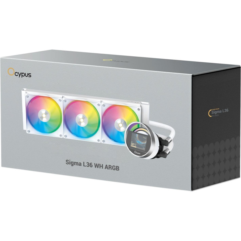Система охолодження рідини OCYPUS SIGMA L36 WH ARGB (SIGMA-L36-WH3AAWWN00X-GL)