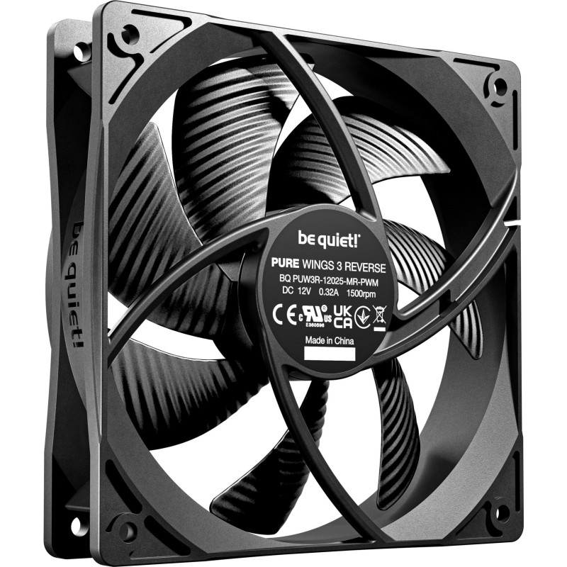 Кулер be quiet! Pure Wings 3 120mm PWM Reverse 3-Pack Black (BL137)