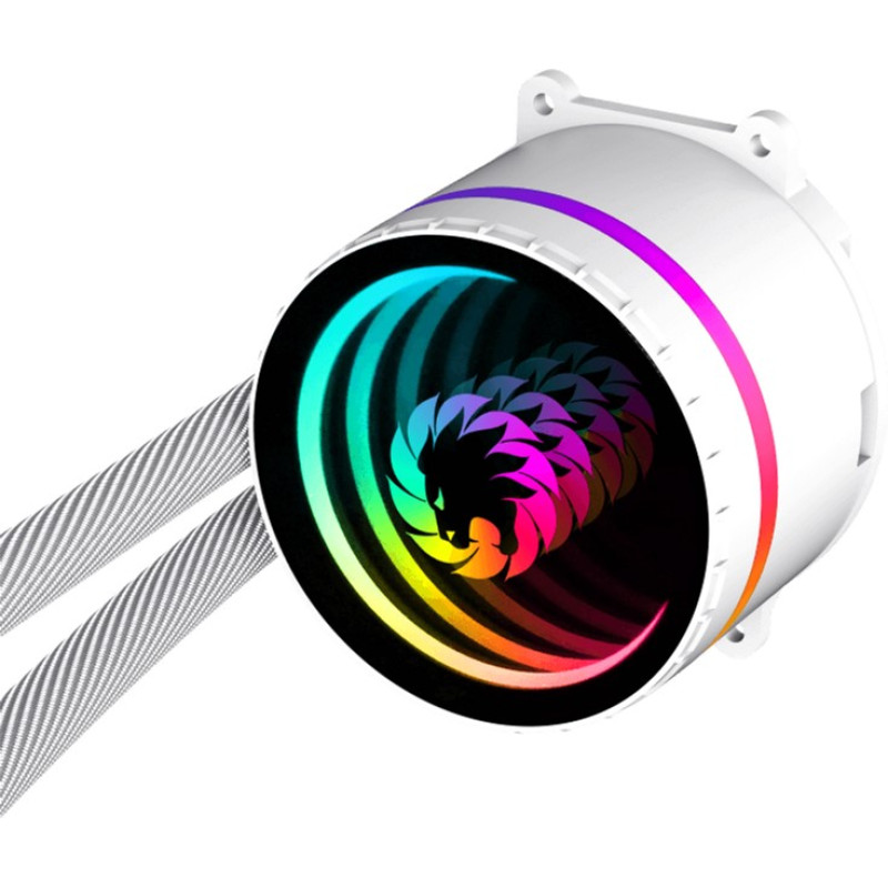 Система рідинного охолодження Gamemax Iceburg 120 infinity White