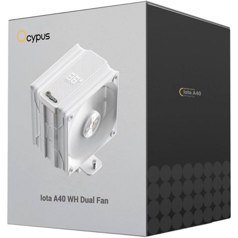 Кулер OCYPUS IOTA A40 WH DUAL FAN (IOTA-A40-WH2NNWD00X-GL)