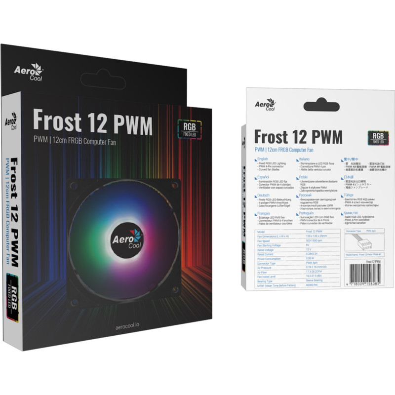 Кулер AeroCool Frost 12 PWM FRGB (ACF3-FS11117.11)