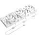Система водяного охолодження ID-Cooling FX360 Pro White