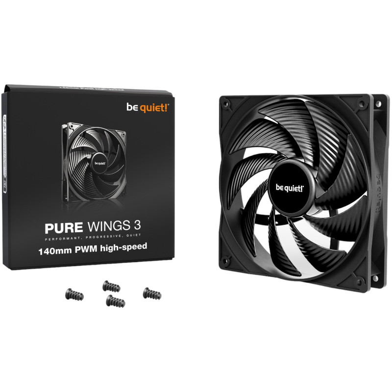 Кулер be quiet! Pure Wings 3 140mm PWM High-Speed Black (BL109)