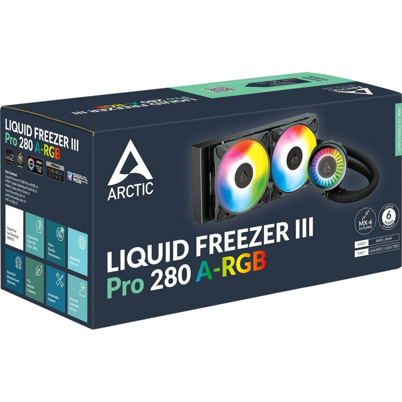 Система водяного охолодження Arctic Liquid Freezer III Pro 280 A-RGB (ACFRE00183A)