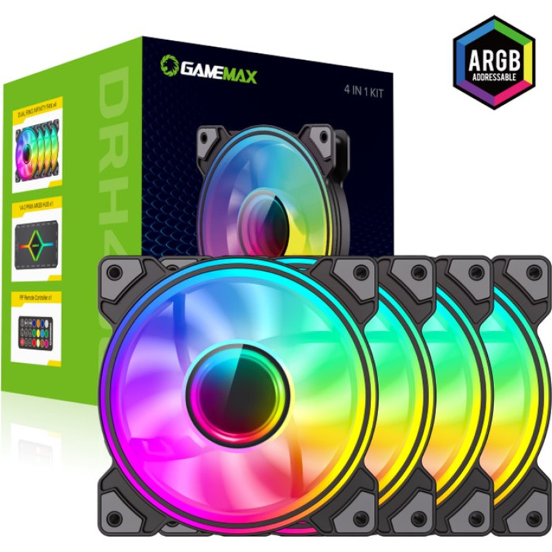 Кулер вентилятор GAMEMAX DRH400 ARGB