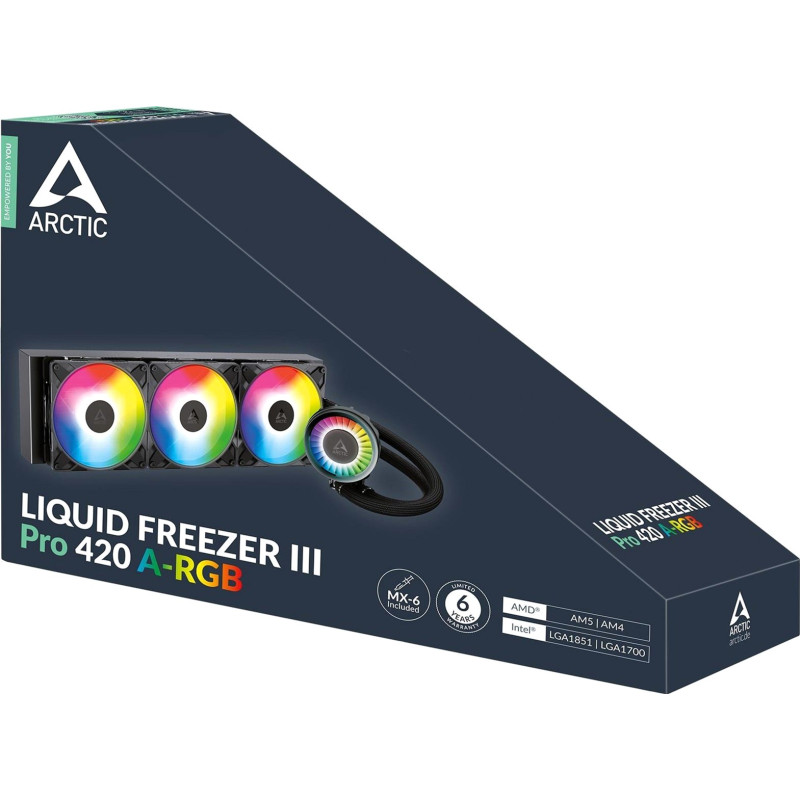 Система водяного охолодження Arctic Liquid Freezer III Pro 420 A-RGB (ACFRE00185A)