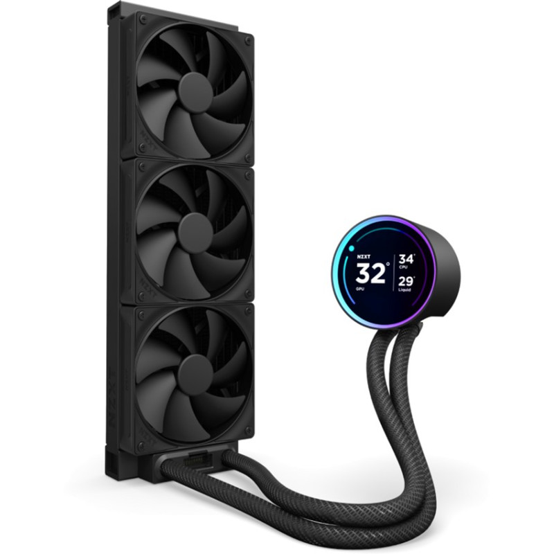 NZXT Kraken Elite 360-мм чорна (RL-KN36E-B2) Рідка охолодження