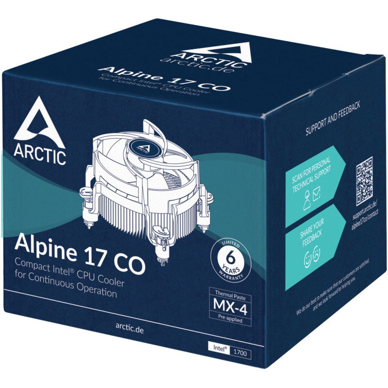 Кулер для процесора Arctic Alpine 17 CO (ACALP00041A)