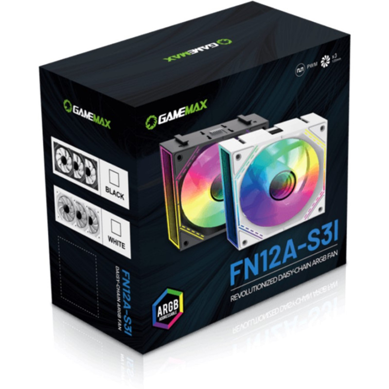 Кулер GAMEMAX FN12A-S3I-W