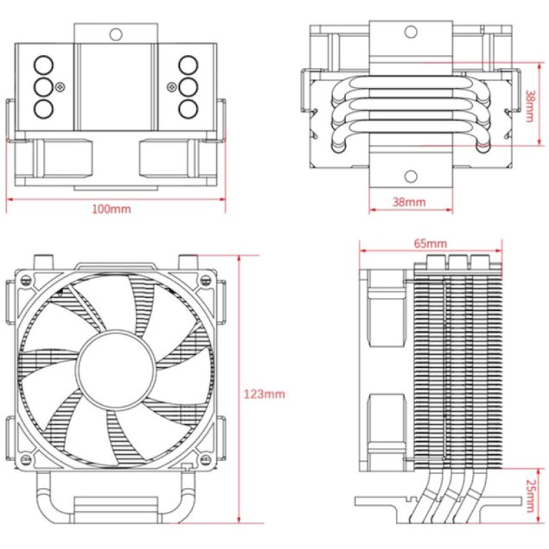 Кулер процесорний ID-Cooling SE-903-XT