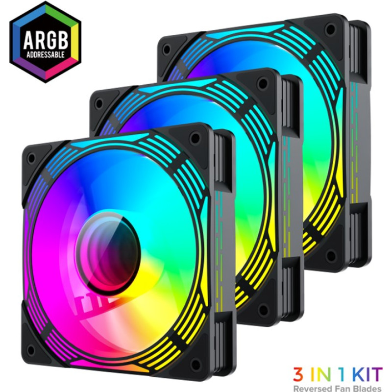 Кулер GAMEMAX KF300R BK