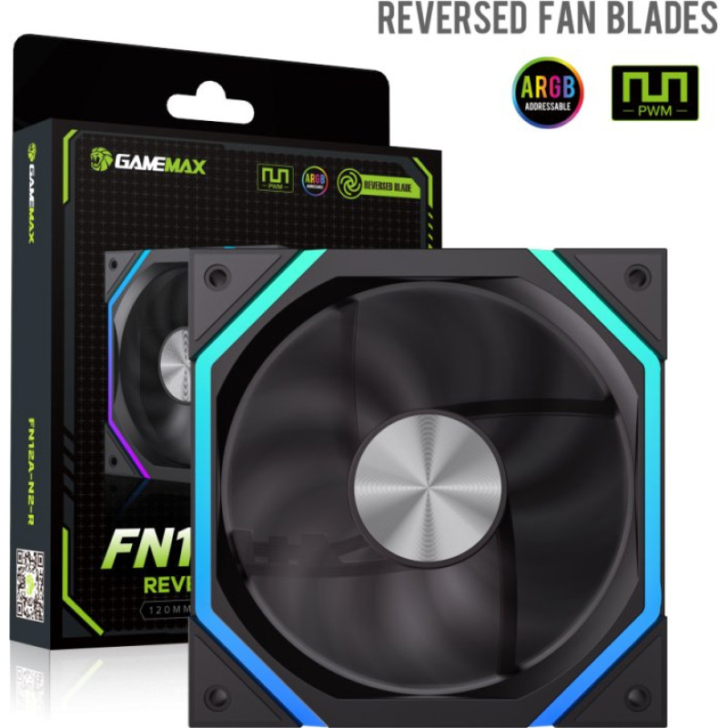 Кулер  Gamemax FN12A-N2-R Black