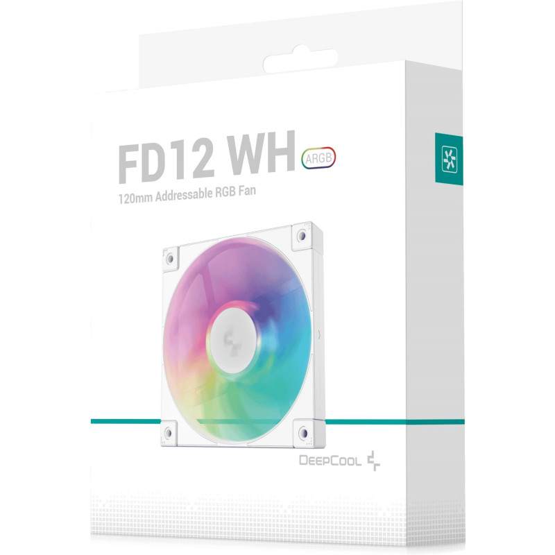 Кулер DeepCool FD12 ARGB WH (R-FD12-WHAPN1-G)