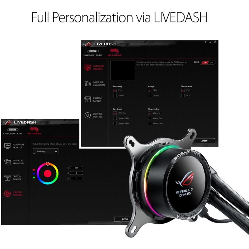 Система рідинного охолодження ASUS ROG-RYUO-120 (90RC0010-M0UAY0)