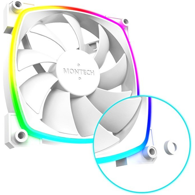 Кулер Montech AX120 PWM White (AX120 PWM WHITE)