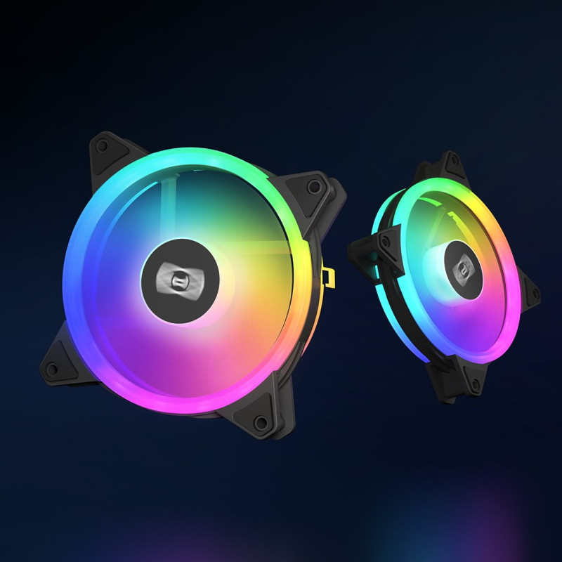 Кулер PcCooler F3 T120 ARGB BK 3IN1