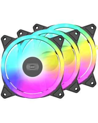Кулер PcCooler F3 T120 ARGB BK 3IN1