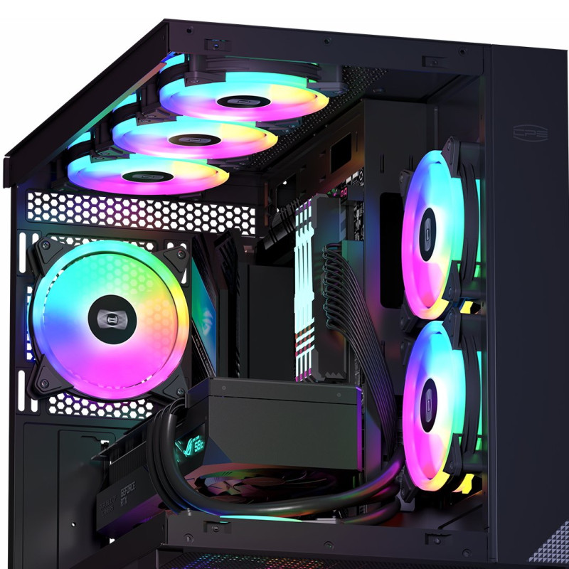 Кулер PcCooler F3 T120 ARGB BK 3IN1
