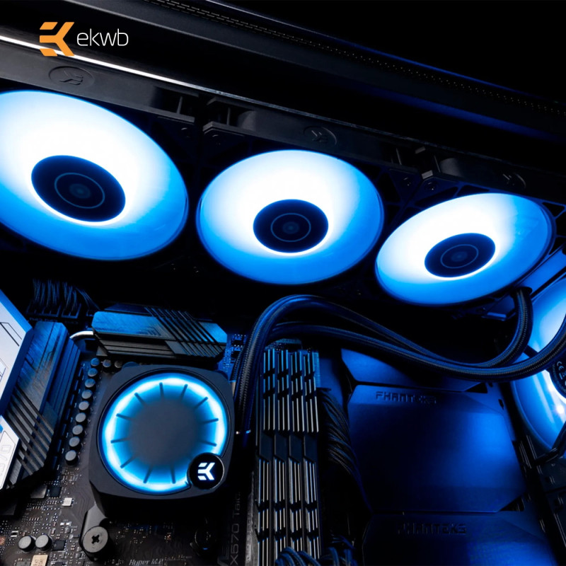 Система рідинного охолодження EKWB EK-Nucleus AIO CR360 Lux D-RGB - Black (3831109851685)