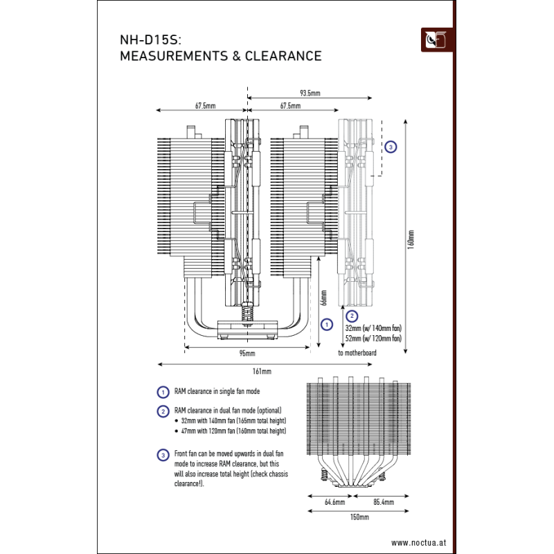 Кулер Noctua NH-D15S CHROMAX.BLACK