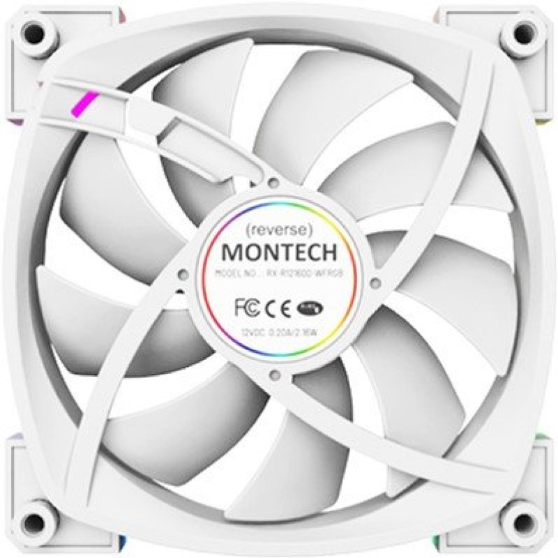 Кулер Montech RX120 PWM White (RX120 PWM WHITE)