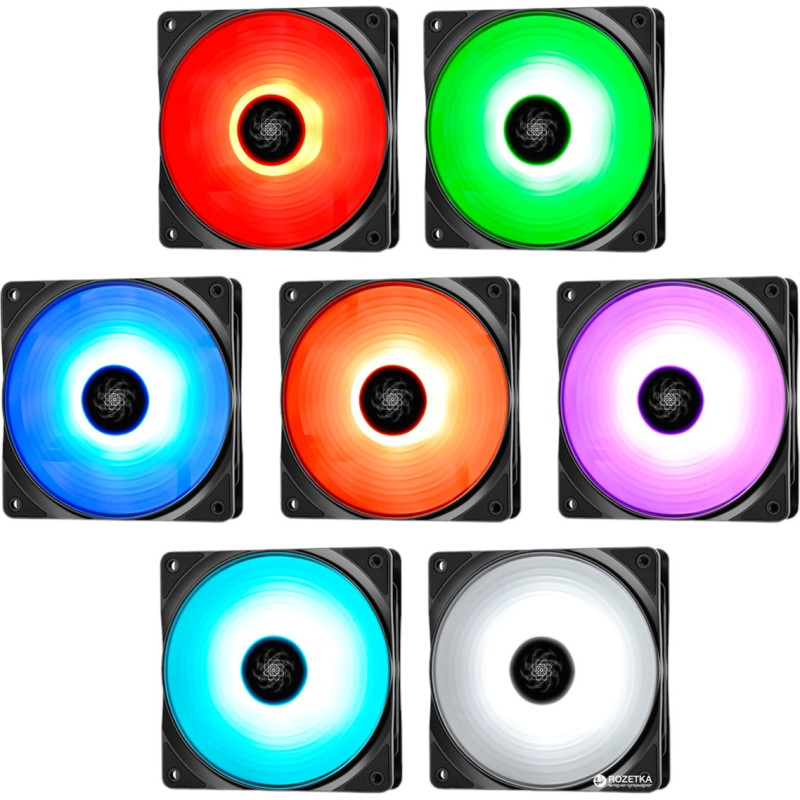 Набір кулерів для корпусу DeepCool RF120-3 IN 1 (DP-FRGB-RF120-3C)