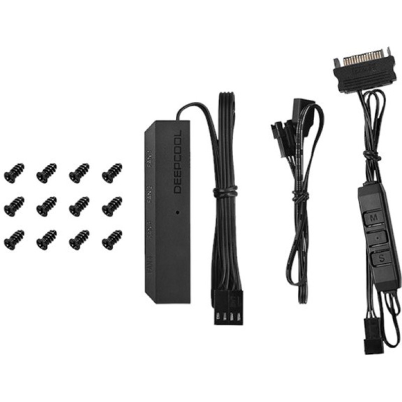 Набір кулерів для корпусу DeepCool RF120-3 IN 1 (DP-FRGB-RF120-3C)