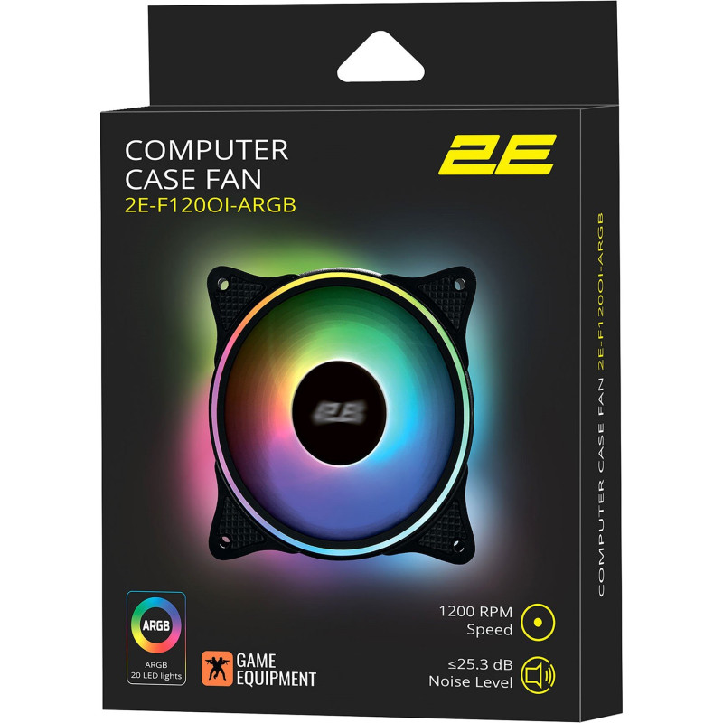 Кулер для корпусу 2E 2E-F120OI-ARGB