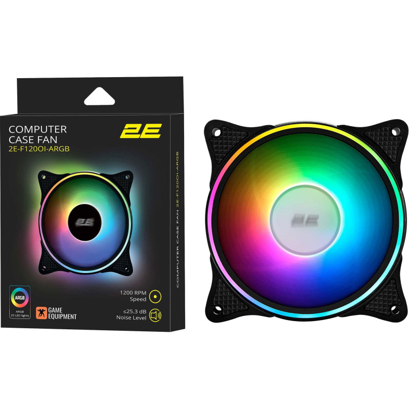 Кулер для корпусу 2E 2E-F120OI-ARGB