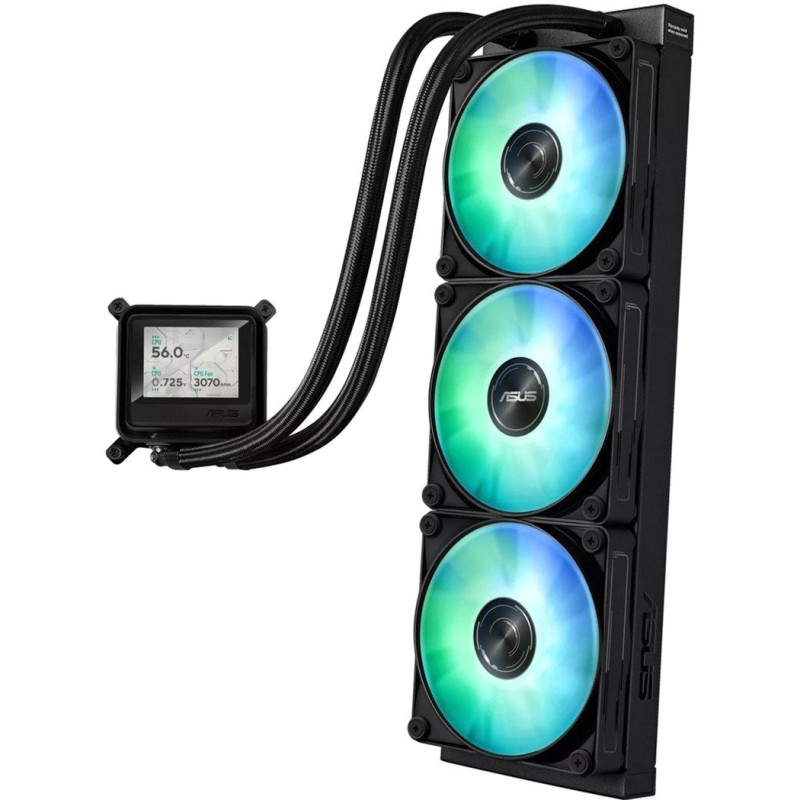 Система охолодження рідини Asus Max Gaming LC 360 ARGB LCD Black (90RC01G1-B0EAY0)