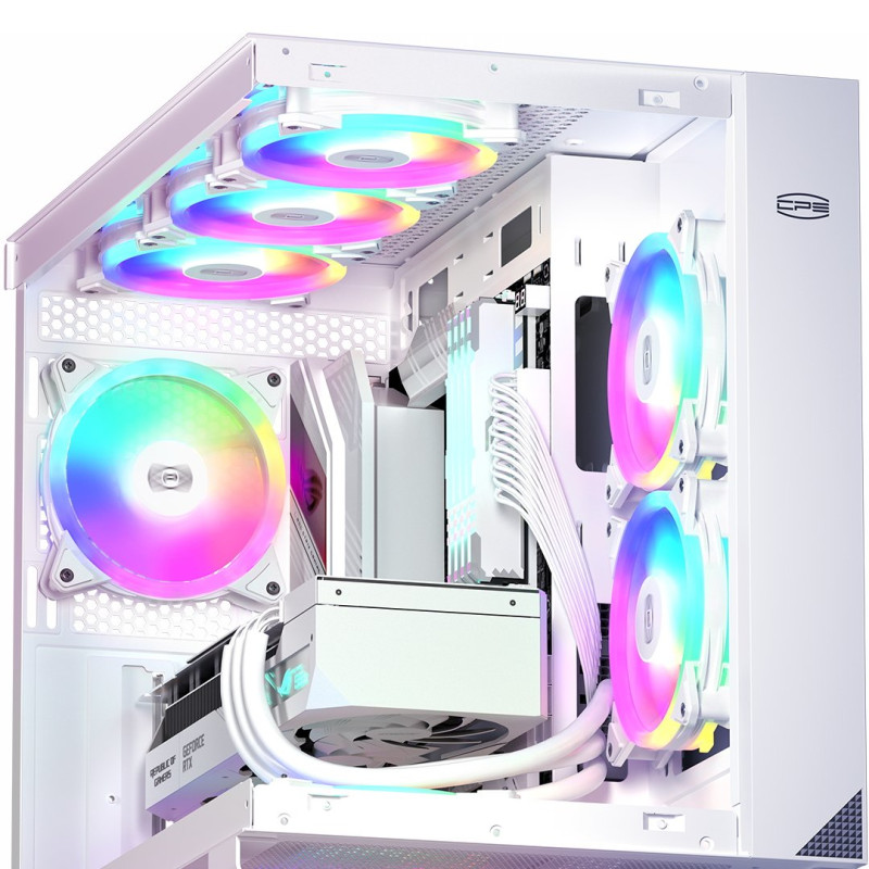 Кулер PcCooler F3 T120 ARGB 3 in 1 White