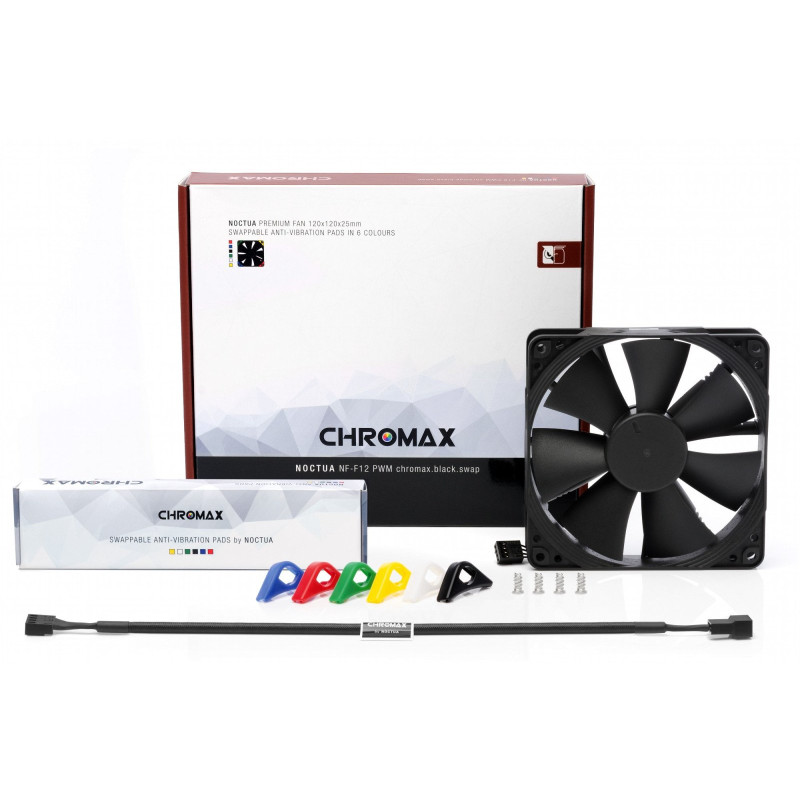 Кулер Noctua NF-F12PWM CHROMAX.BLACK.SWAP