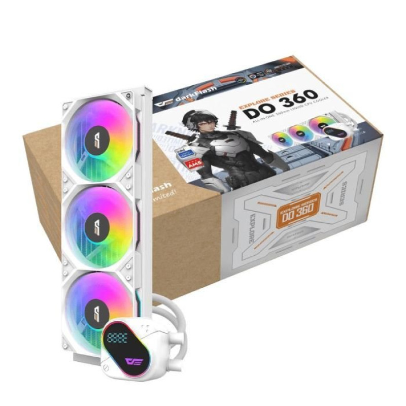 Система рідинного охолодження DARK FLASH DO360 WHITE