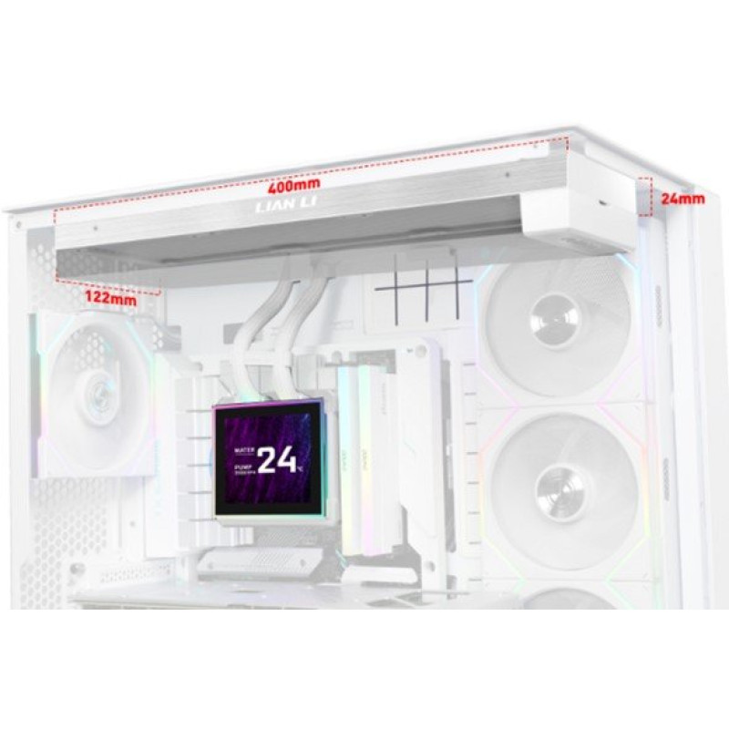 Система водяного охолодження Lian Li HydroShift II LCD-S 360N Fanless White (G89.GHS2LCDS36NW.00)