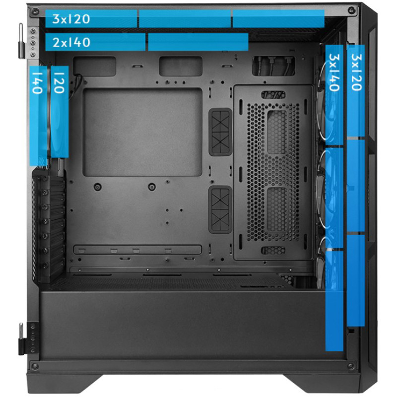 Корпус Chieftec APEX AIR GA-01B-M-OP