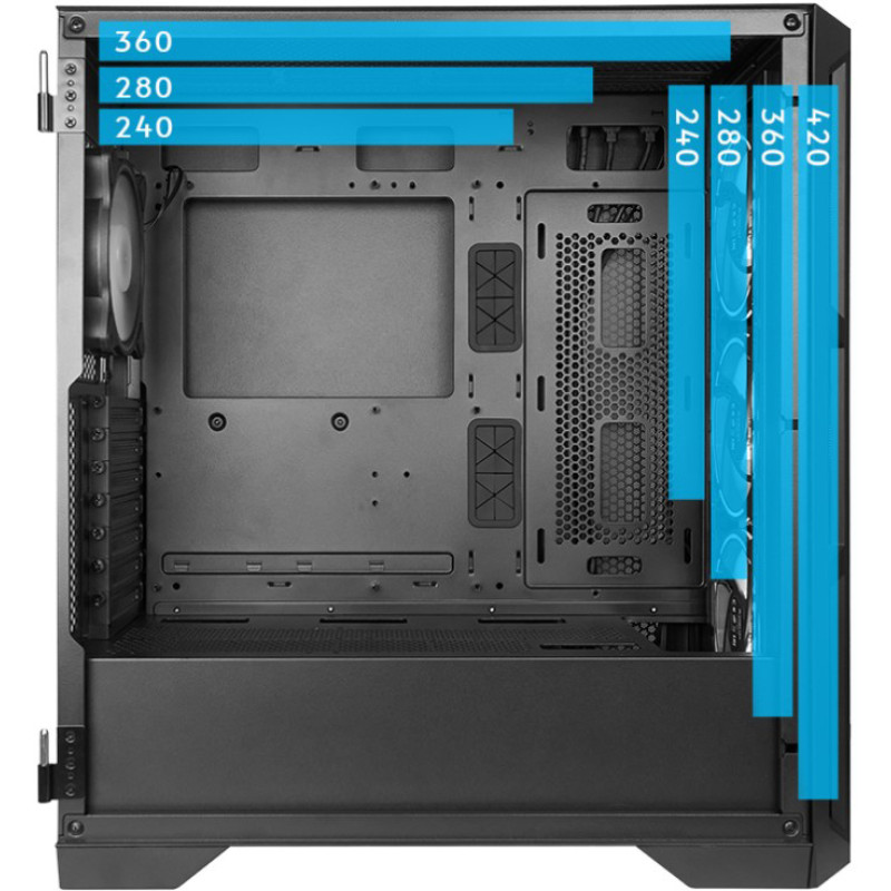 Корпус Chieftec APEX AIR GA-01B-M-OP